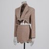 61B4SHrPRzL.jpg Women's Skirt Suit Spring Summer Cropped Casual Blazer High Waist Skirt 2 Piece Set for Women