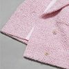 tweed jacket+skirt set, autumn and winter women's 2-piece set classic and elegant suit with set