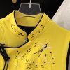 61Km72UCM3L.jpg Chinese style women's clothing retro embroidered vest short coat improved suit top