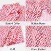 Mens Hawaiian Shirts Short Sleeve Button Down Tropical Beach Floral Solid Print Summer Vacation Mens Casual Shirts