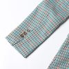 Women's Skirt Suit Spring Autumn Checkered Blazer Belted A Line Skirt 2 Piece Set for Women